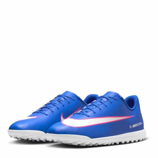 Nike Mercurial Vapor 16 Club Adults Astro Turf Football Boots Blue/Wht/Pink Nike Mercurial Vapor 16 Club Adults Astro Turf Football Boots Blue/Wht/Pink
