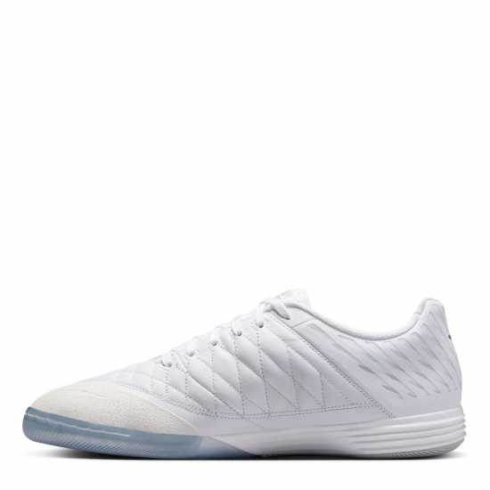 Мъжки футболни бутонки Nike Lunargato Ii Indoor Court Low Top Football Boots Adults White/Chrome Nike Lunargato Ii Indoor Court Low Top Football Boots Adults White/Chrome Мъжки футболни бутонки