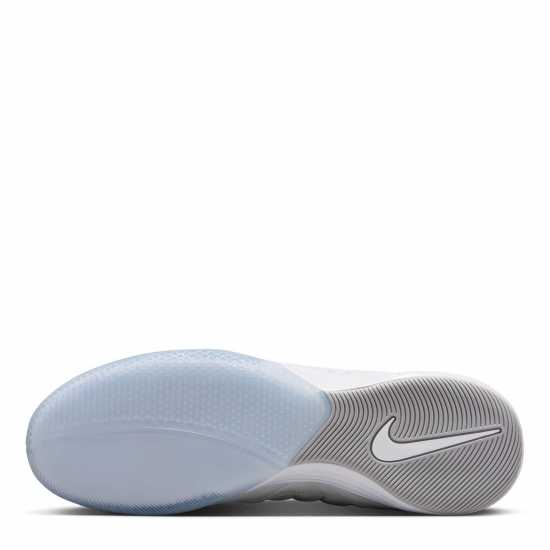 Мъжки футболни бутонки Nike Lunargato Ii Indoor Court Low Top Football Boots Adults White/Chrome Nike Lunargato Ii Indoor Court Low Top Football Boots Adults White/Chrome Мъжки футболни бутонки