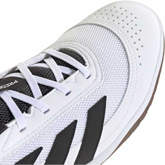 Мъжки футболни бутонки Adidas Predator League Indoor Football Boots White/Blk/Lemon Adidas Predator League Indoor Football Boots White/Blk/Lemon Мъжки футболни бутонки
