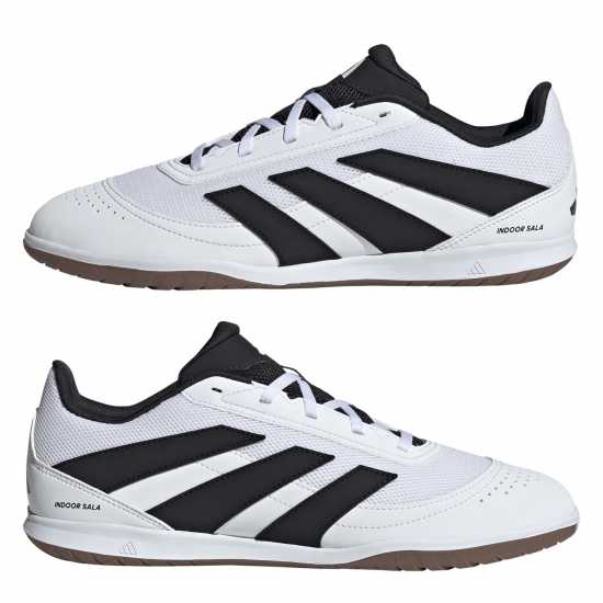 Мъжки футболни бутонки Adidas Predator League Indoor Football Boots White/Blk/Lemon Adidas Predator League Indoor Football Boots White/Blk/Lemon Мъжки футболни бутонки