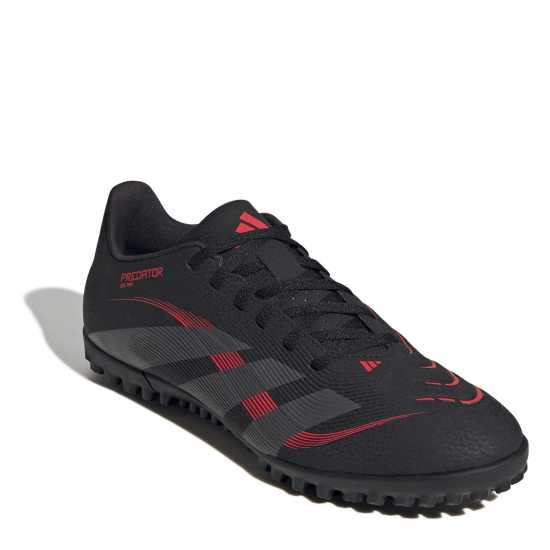 Adidas Predator League Astro Turf Football Boots Черно/Сиво Мъжки футболни бутонки