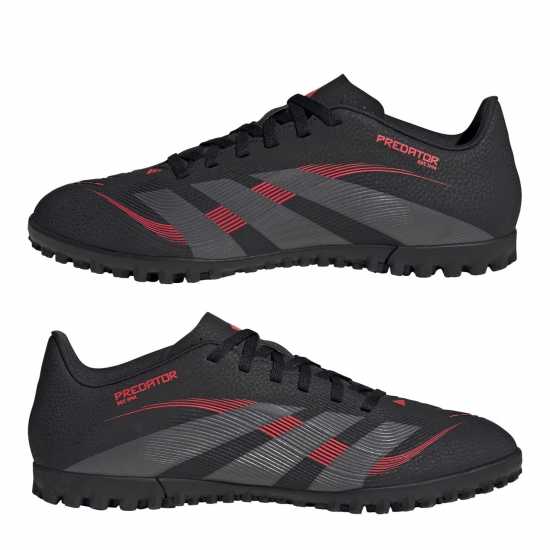 Adidas Predator League Astro Turf Football Boots Черно/Сиво Мъжки футболни бутонки