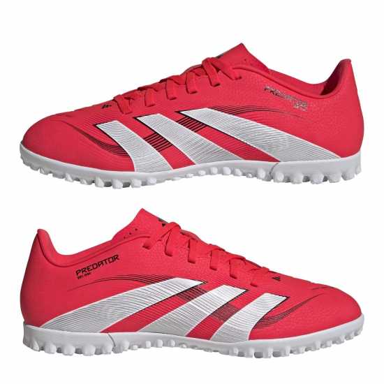 Мъжки футболни бутонки Adidas Predator League Astro Turf Football Boots Червено/Бяло Adidas Predator League Astro Turf Football Boots Червено/Бяло Мъжки футболни бутонки