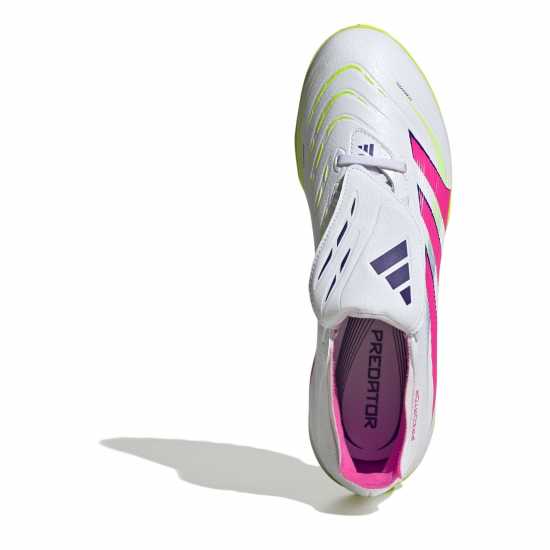 Adidas Predator League Fold-Over Tongue Astro Turf Football Boots Бяло/Розово Мъжки футболни бутонки