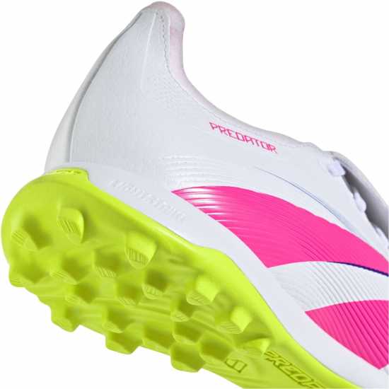 Adidas Predator League Fold-Over Tongue Astro Turf Football Boots Бяло/Розово Мъжки футболни бутонки