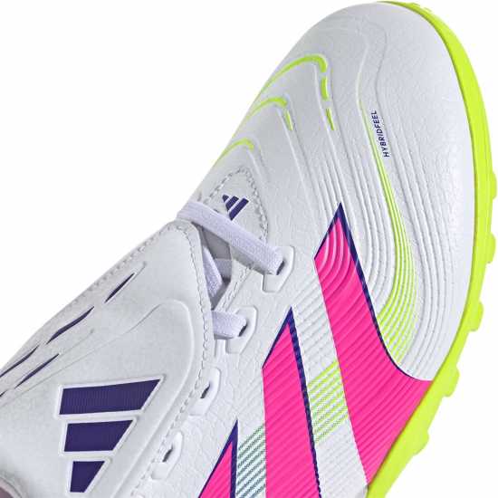 Adidas Predator League Fold-Over Tongue Astro Turf Football Boots Бяло/Розово Мъжки футболни бутонки