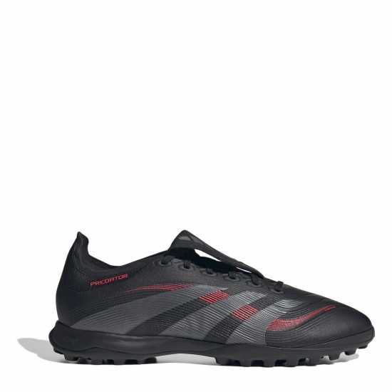 Adidas Predator League Fold-Over Tongue Astro Turf Football Boots Черно/Сиво Мъжки футболни бутонки