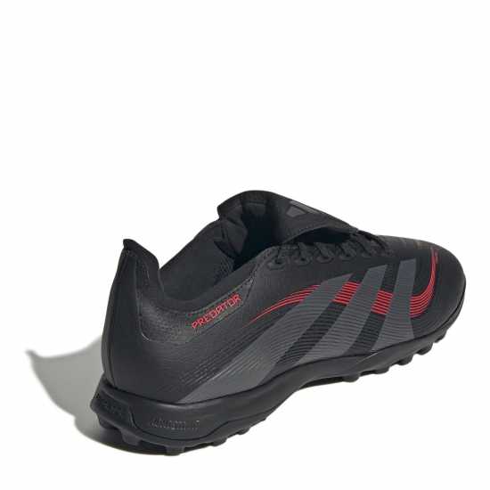 Adidas Predator League Fold-Over Tongue Astro Turf Football Boots Черно/Сиво Мъжки футболни бутонки