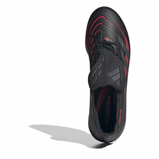 Adidas Predator League Fold-Over Tongue Astro Turf Football Boots Черно/Сиво Мъжки футболни бутонки