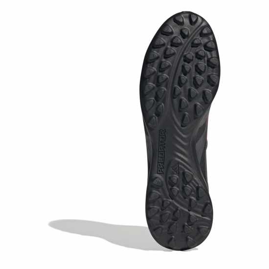 Adidas Predator League Fold-Over Tongue Astro Turf Football Boots Черно/Сиво Мъжки футболни бутонки