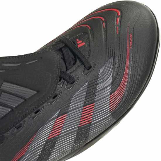 Adidas Predator League Fold-Over Tongue Astro Turf Football Boots Черно/Сиво Мъжки футболни бутонки