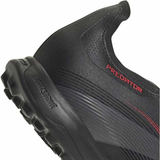 Adidas Predator League Fold-Over Tongue Astro Turf Football Boots Черно/Сиво Мъжки футболни бутонки