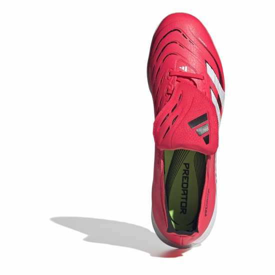 Adidas Predator League Fold-Over Tongue Astro Turf Football Boots Червено/Бяло Мъжки футболни бутонки