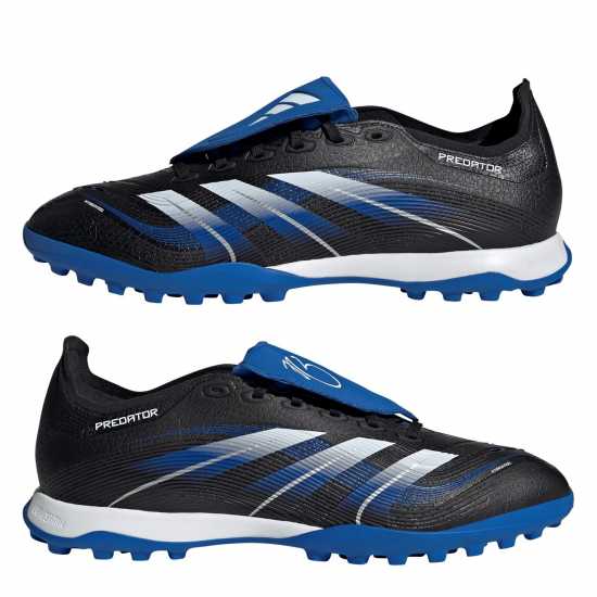 Adidas Predator League Fold-Over Tongue Astro Turf Football Boots Черно/Синьо 