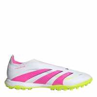 Adidas Predator League Laceless Astro Turf Football Boots Ftwr White 