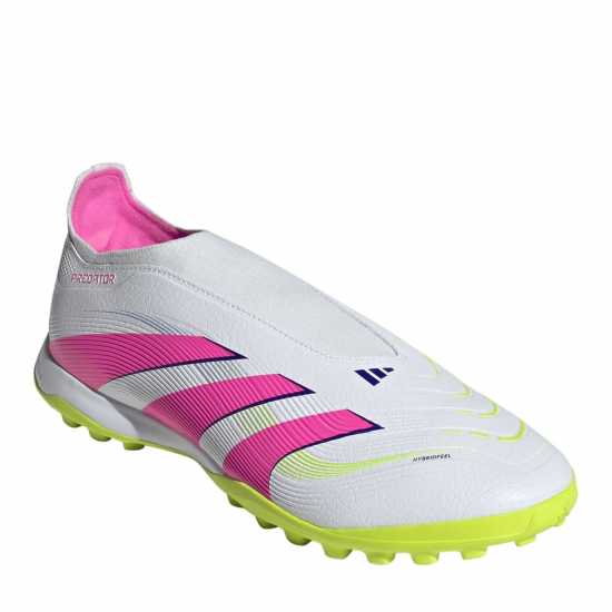 Adidas Predator League Laceless Astro Turf Football Boots Ftwr White 
