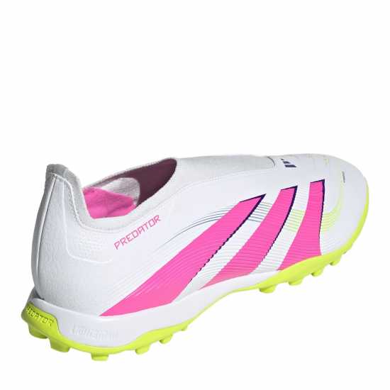 Adidas Predator League Laceless Astro Turf Football Boots Ftwr White 