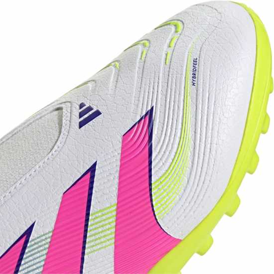 Adidas Predator League Laceless Astro Turf Football Boots Ftwr White 