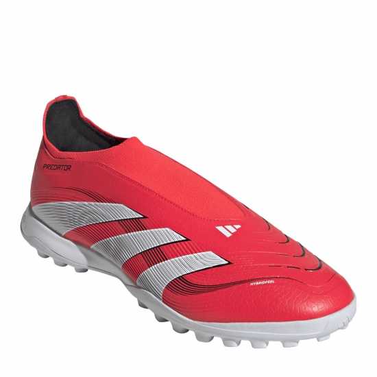 Adidas Predator League Laceless Astro Turf Football Boots Lucid Red 