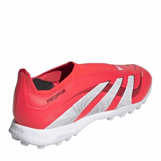Adidas Predator League Laceless Astro Turf Football Boots Lucid Red 