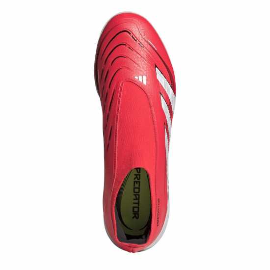 Adidas Predator League Laceless Astro Turf Football Boots Lucid Red 