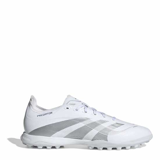 Adidas Predator League Astro Turf Football Boots White/Silver 