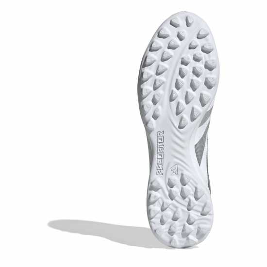 Adidas Predator League Astro Turf Football Boots White/Silver 