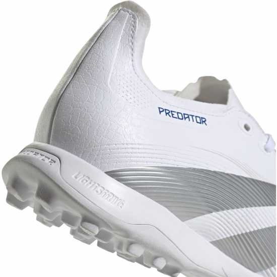 Adidas Predator League Astro Turf Football Boots White/Silver 