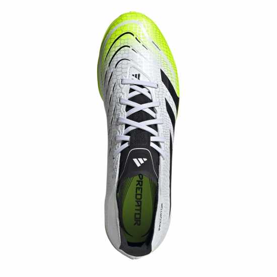 Мъжки футболни бутонки Adidas Predator League Astro Turf Football Boots White/Blk/Lemon Adidas Predator League Astro Turf Football Boots White/Blk/Lemon Мъжки футболни бутонки