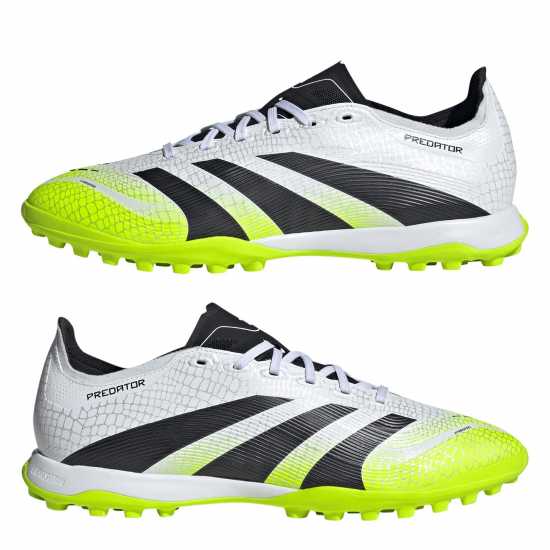 Мъжки футболни бутонки Adidas Predator League Astro Turf Football Boots White/Blk/Lemon Adidas Predator League Astro Turf Football Boots White/Blk/Lemon Мъжки футболни бутонки