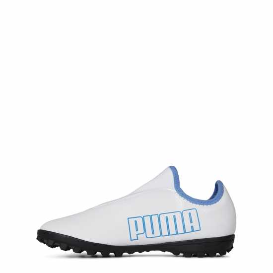 Puma Finesse Astro Turf Football Boots White/Blue Футболни стоножки