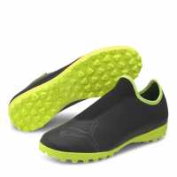 Puma Finesse Astro Turf Football Boots Black/FluYellow Футболни стоножки