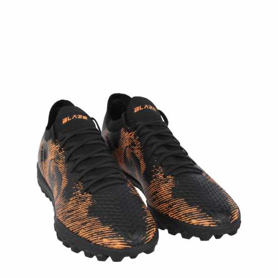 Sondico Astro Turf Trainers Черно/Оранжево Мъжки футболни бутонки