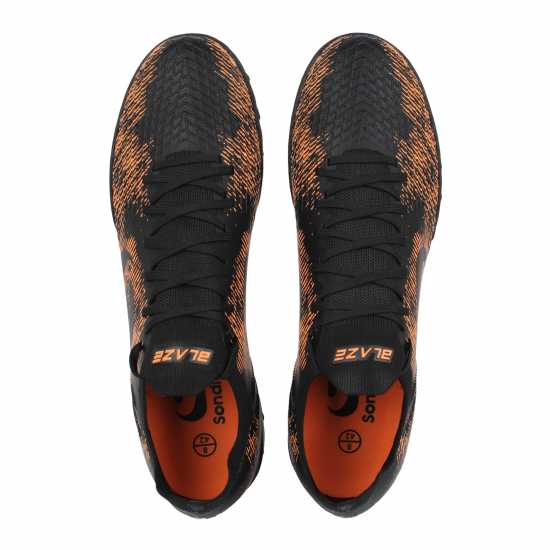 Sondico Astro Turf Trainers Черно/Оранжево Мъжки футболни бутонки