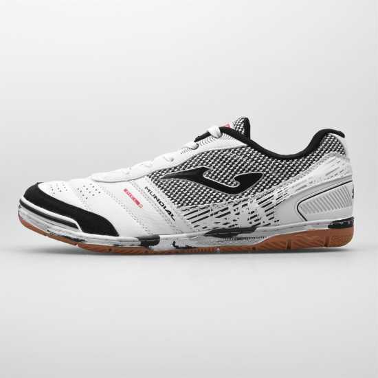 Мъжки футболни бутонки Joma Маратонки За Футбол В Зала Mundial Leather Indoor Football Trainers Бяло/Синьо Joma Маратонки За Футбол В Зала Mundial Leather Indoor Football Trainers Бяло/Синьо Мъжки футболни бутонки