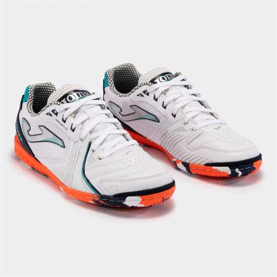 Мъжки футболни бутонки Joma Маратонки За Футбол В Зала Dribling 721 Indoor Football Trainers Бяло/Оранжево Joma Маратонки За Футбол В Зала Dribling 721 Indoor Football Trainers Бяло/Оранжево Мъжки футболни бутонки