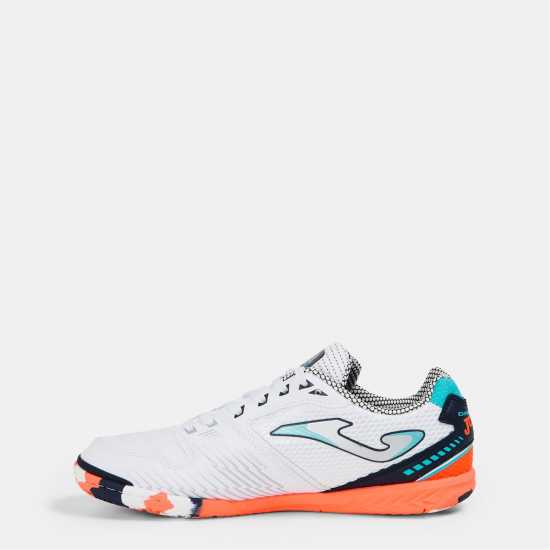 Joma Маратонки За Футбол В Зала Dribling 721 Indoor Football Trainers Joma Маратонки За Футбол В Зала Dribling 721 Indoor Football Trainers Бяло/Оранжево