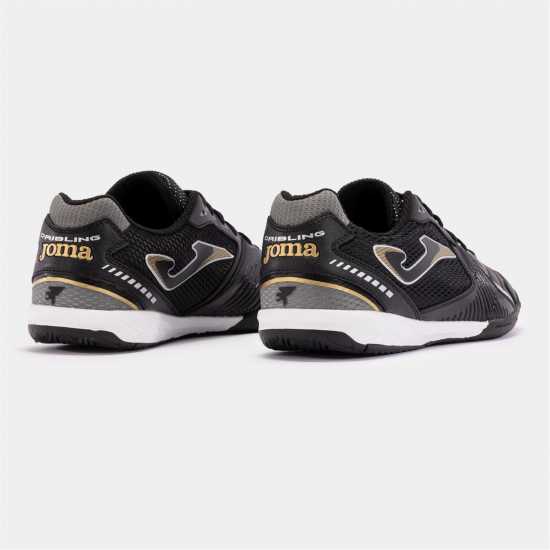 Joma Маратонки За Футбол В Зала Dribling 721 Indoor Football Trainers Черно/Бяло Мъжки футболни бутонки