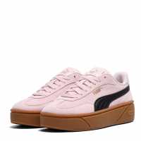 Puma Puma Club Era II Platform Trainers Pink/Navy/Gum Puma Puma Club Era II Platform Trainers Pink/Navy/Gum