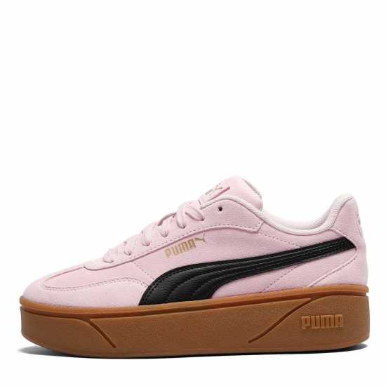 Puma Puma Club Era II Platform Trainers Pink/Navy/Gum Puma Puma Club Era II Platform Trainers Pink/Navy/Gum