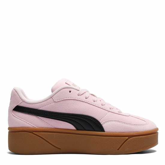 Puma Puma Club Era II Platform Trainers Pink/Navy/Gum Puma Puma Club Era II Platform Trainers Pink/Navy/Gum