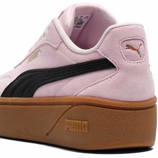 Puma Puma Club Era II Platform Trainers Pink/Navy/Gum Puma Puma Club Era II Platform Trainers Pink/Navy/Gum