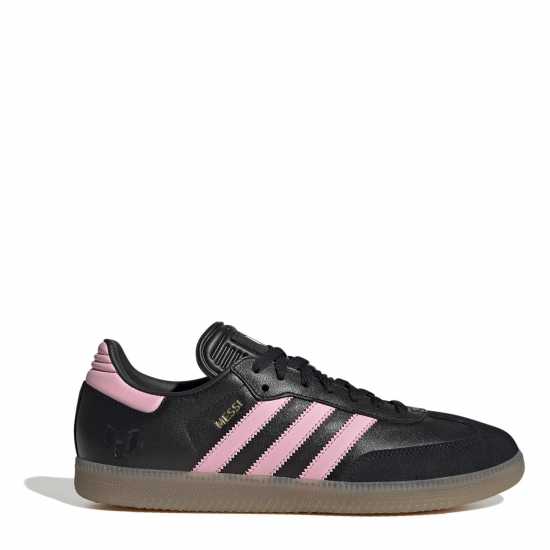 Adidas Мъжки Маратонки Messi Samba Trainers Womens Черно/Розово/Гума 