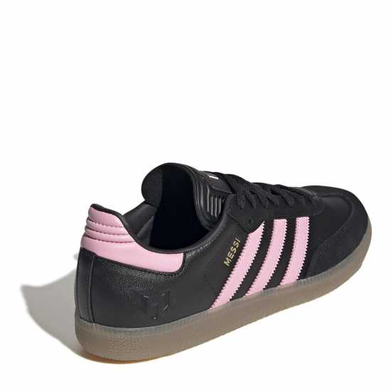 Adidas Мъжки Маратонки Messi Samba Trainers Womens Черно/Розово/Гума 