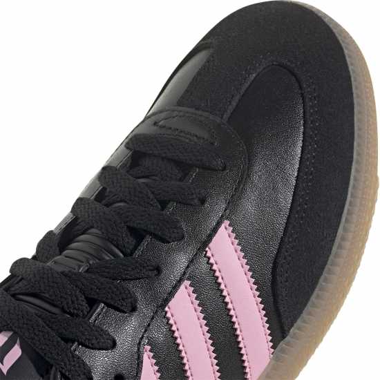 Adidas Мъжки Маратонки Messi Samba Trainers Womens Черно/Розово/Гума 