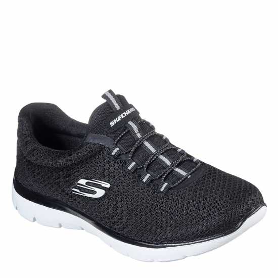 Skechers Mesh Bungee Slip-On Memory Foam Low-Top Trainers Skechers Mesh Bungee Slip-On Memory Foam Low-Top Trainers
