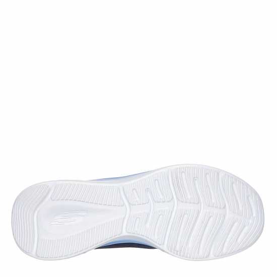 Skechers Engineered Mesh Lace-Up Iridescent Low-Top Trainers Морско синьо/синьо 