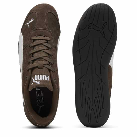Puma Мъжки Маратонки Replicatch Womens Trainers Brown/White 
