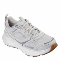 Skechers Edgeride Silver Eclipse Casual Low-Top Trainers  
